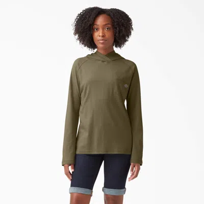 Dickies Women's Cooling Performance Sun Shirt In Green