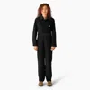 Dickies Women's Corduroy Long Sleeve Coveralls In Black
