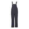 Dickies Women's Duck Canvas Bib Stone Wash Black Overalls In Stone Wash Black