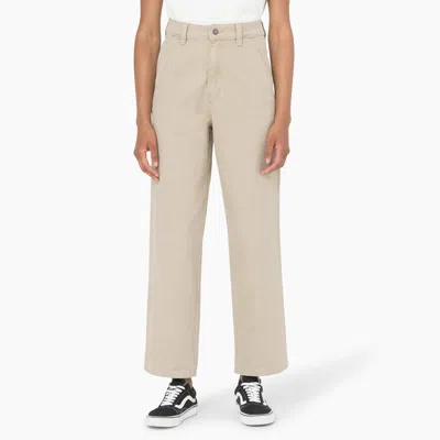 Dickies Women's Duck Canvas Pants In Beige