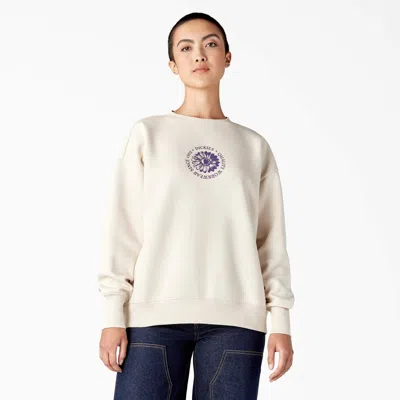 Dickies Women's Garden Plain Sweatshirt In Beige