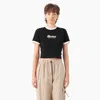 Dickies Lewistown Crop Tee In Black In Black