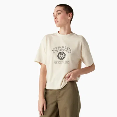 Dickies Women's Oxford Graphic T-shirt In Beige