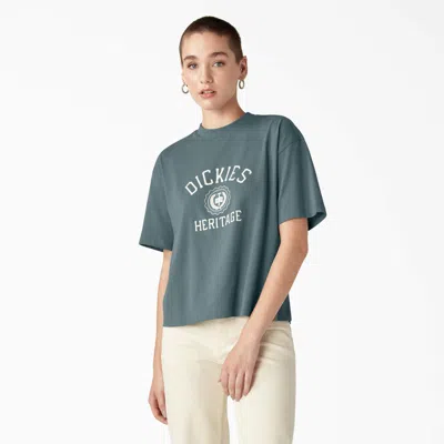 Dickies Women's Oxford Graphic T-shirt In Green