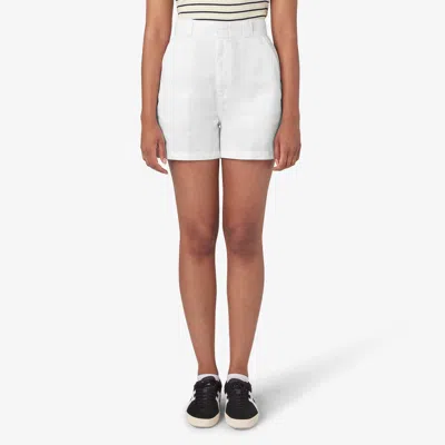 Dickies Women's Phoenix Shorts, 4" In White
