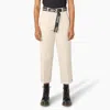 DICKIES WOMEN'S RELAXED FIT CROPPED CARGO PANTS