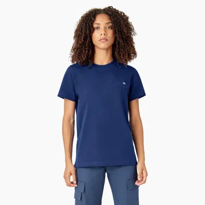Dickies Women's Short Sleeve Heavyweight T-shirt In Blue