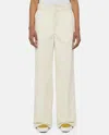 Dickies Women's Trousers  W Wide Leg Pant Dk0a4yse F90 Whitecap Gray In White