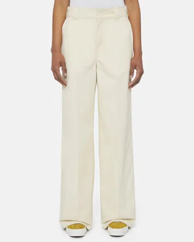 Dickies Women's Trousers  W Wide Leg Pant Dk0a4yse F90 Whitecap Gray