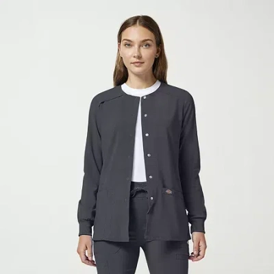 Dickies Womens Scrub Jackets In Gray