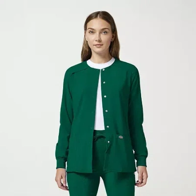 Dickies Womens Scrub Jackets In Green