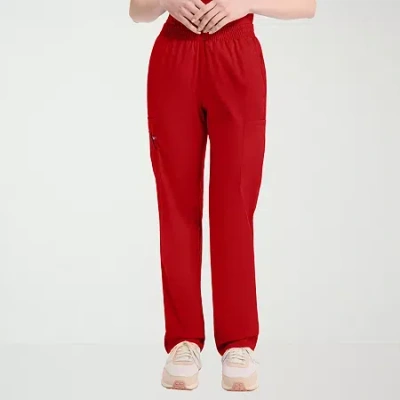 Dickies Womens Scrub Pant In Red