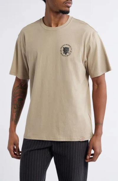 Dickies Wrench Cotton Graphic T-shirt In Desert Sand