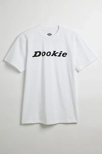 Dickies X Green Day Uo Exclusive Dookie Block Letter Tee In White, Men's At Urban Outfitters