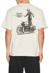 Dickies X Harley Davidson Short Sleeve Tee In White