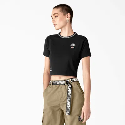 Dickies X Lurking Class Women's Cropped T-shirt In Black