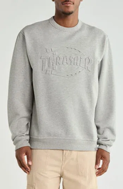 Dickies X Trasher Sweatshirt In Grey Heather