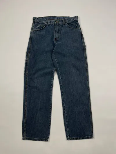 Pre-owned Dickies X Vintage Dickies Work Carpenter Jeans Blue 32x32