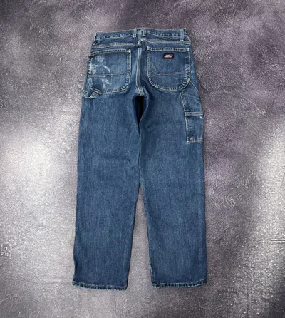 Pre-owned Dickies X Vintage Dickies Y2k Faded Blue Work Denim Jeans