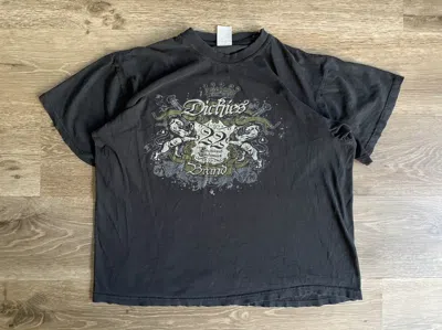 Pre-owned Dickies X Vintage Faded Dickies Shirt In Black