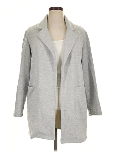 Pre-owned Dictionary Cardigan Sweater In Gray