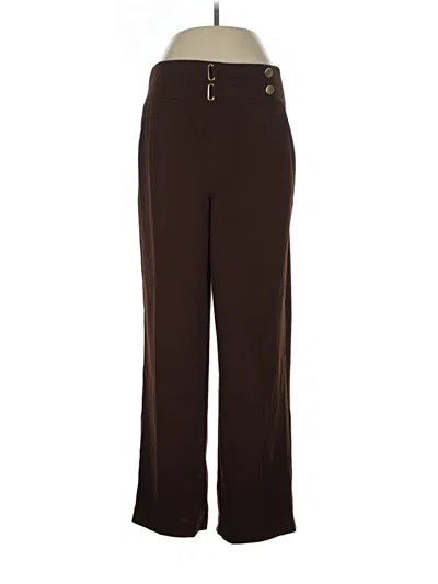 Pre-owned Dictionary Casual Pants In Brown