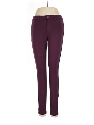 Pre-owned Dictionary Casual Pants In Burgundy