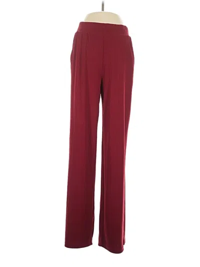 Pre-owned Dictionary Casual Pants In Burgundy