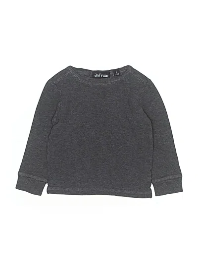 Pre-owned Did Too! Kids' Sweatshirt In Gray