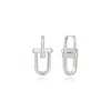 Didier Dubot Women's Dual D. D Silver Dangle Earring In Silver