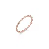 Didier Dubot Women's Miss. Doux Twisted Rose Gold Shade Band In Gold