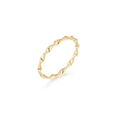 Didier Dubot Women's Miss. Doux Twisted Yellow Gold Shade Band