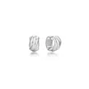 Didier Dubot Women's Sélection. D Bold Silver Hoop Earring In Silver