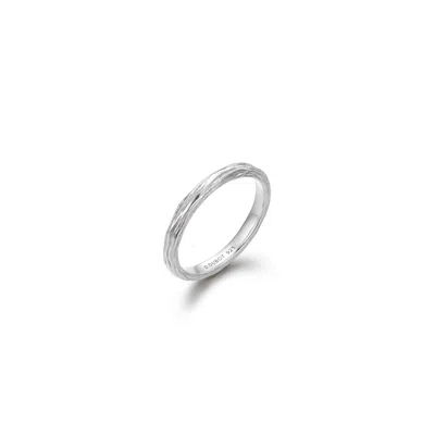 Didier Dubot Women's Sensuelle Raw Textured Silver Ring
