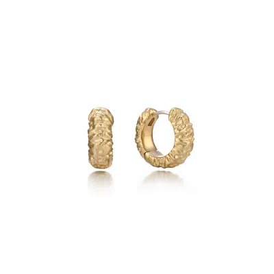 Didier Dubot Women's Sensuelle Raw Yellow Gold-plated Hoop Earrings