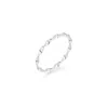Didier Dubot Women's Silver Miss. Doux Twisted White Gold Shade Band In Silver