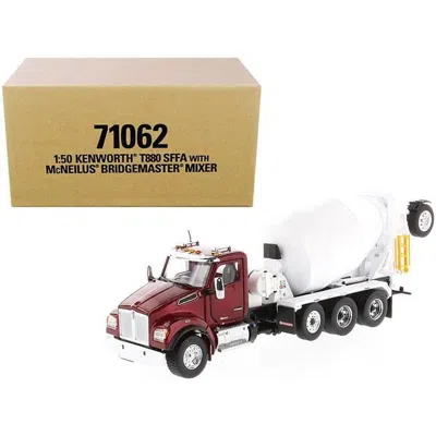 Diecast Masters 1-50 Diecast Model For Kenworth T880 Sffa With Mcneilus Bridgemaster Mixer Truck Rad