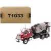 Diecast Masters 1 By 50 Diecast Scale Concrete Mixer For Western Star 4700 Sf Model Metallic Red & Silver