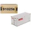 Diecast Masters 20 Ft. Dry Goods Sea Container Oocl White Transport Series 1 By 50 Model
