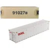 Diecast Masters 40 Ft. Dry Goods Sea Container Oocl White Transport Series 1 By 50 Model