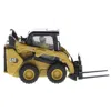 Diecast Masters Cat Caterpillar 242d3 Wheeled Skid Steer With Work Tools & Operator High Line Series 1 By 50 Scale D