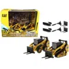 Diecast Masters Cat Caterpillar 272d2 Skid Steer Loader & Cat Caterpillar 297d2 Compact 1 By 64 Scal