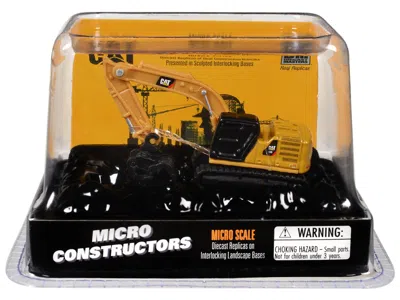 Diecast Masters Cat Caterpillar 320 Hydraulic Excavator Grapple Yellow "micro-constructor" Series Diecast Model By D In Multi