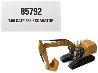 Diecast Masters Cat Caterpillar 352 Next Generation Excavator Yellow "high Line" Series 1/50 Diecast Model By Diecas