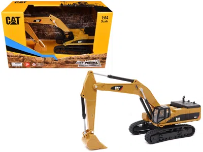 Diecast Masters Cat Caterpillar 385c L Hydraulic Excavator Yellow 1/64 Diecast Model By