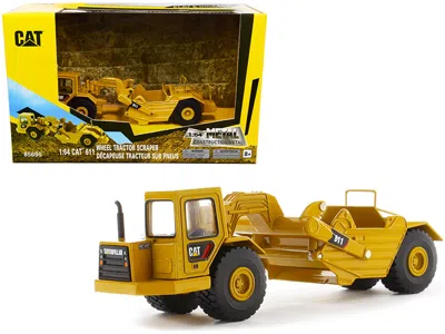 Diecast Masters Cat Caterpillar 611 Wheel Tractor Scraper "play & Collect!" Series 1/64 Diecast Model By Diecast Mas