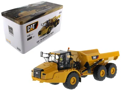 Diecast Masters Cat Caterpillar 745 Articulated Dump Truck With Removable Operator "high Line" Series 1/50 Diecast M