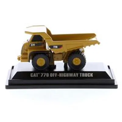 Diecast Masters Cat Caterpillar 770 Highway Truck Micro-constructor Series Diecast Model, Yellow