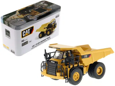 Diecast Masters Cat Caterpillar 772 Off-highway Dump Truck With Operator "high Line" Series 1/87 (ho) Scale Diecast