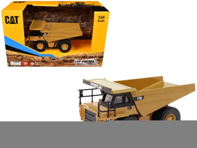 Diecast Masters Cat Caterpillar 775e Off-highway Dump Truck Yellow 1/64 Diecast Model By